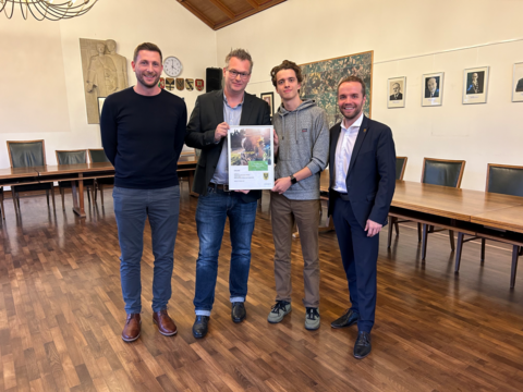 Preisverleihung Umweltpreis der Stadt Waltrop mit Herrn Bürgermeister Mittelbach